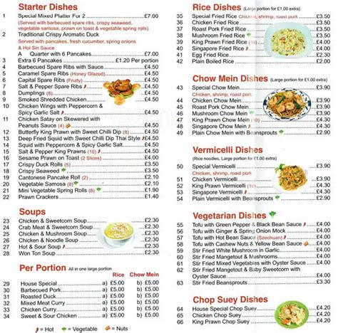 wong's palace menu